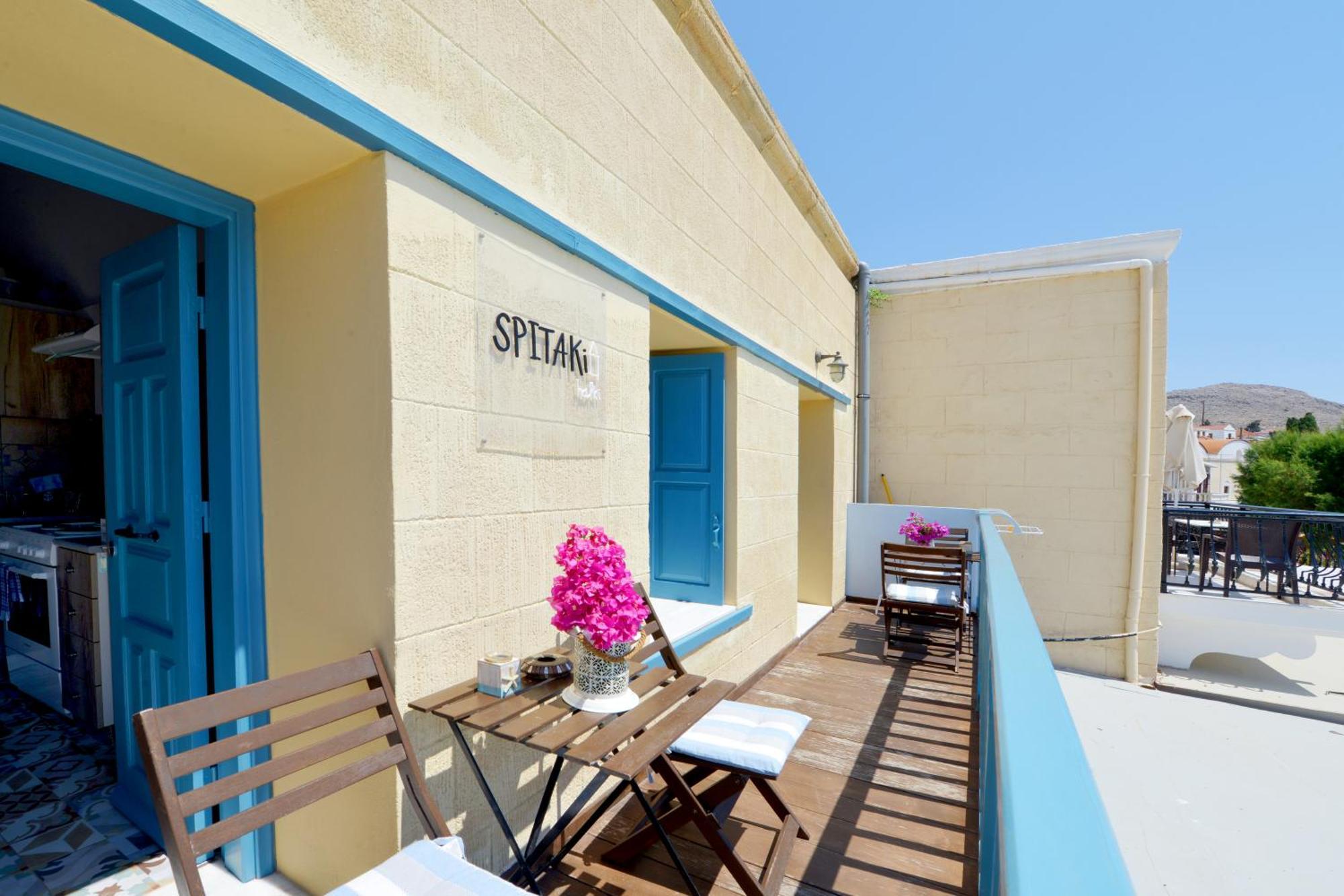 Ferienwohnung Spitakia Chalki Town Exterior foto